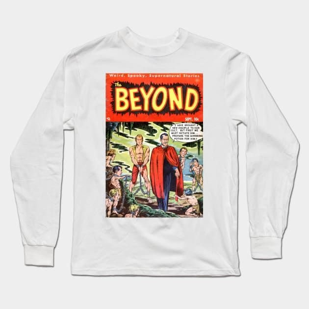 Vintage 'Beyond' Comic (1951) Long Sleeve T-Shirt by Bugsponge